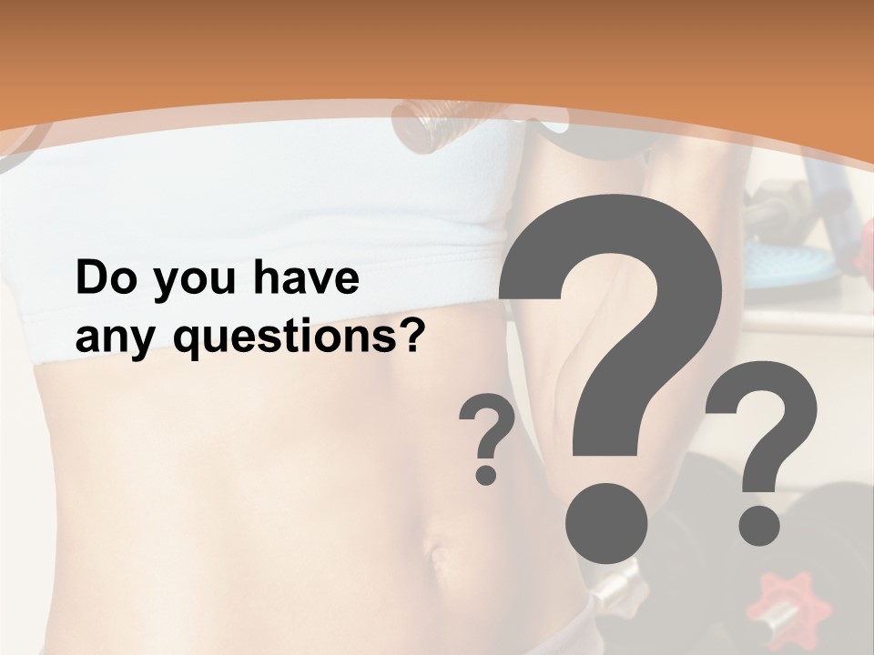 Working Workout Lifestyle PowerPoint Template