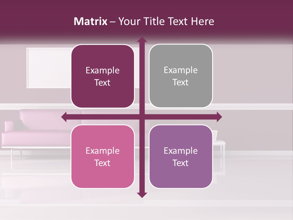 Purple Modern Comfort PowerPoint Template