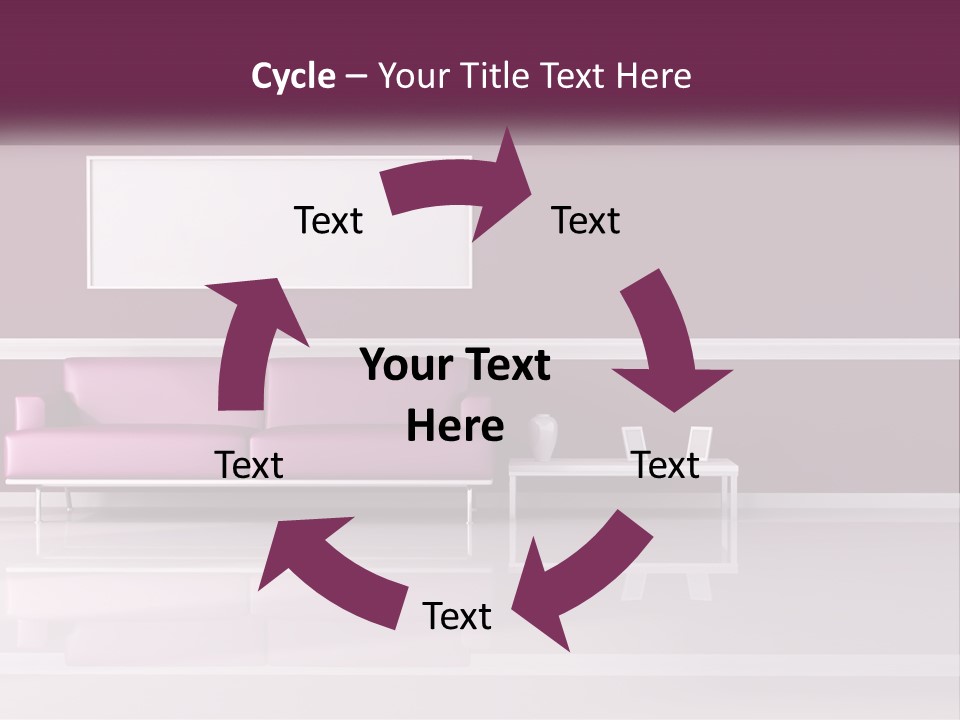 Purple Modern Comfort PowerPoint Template