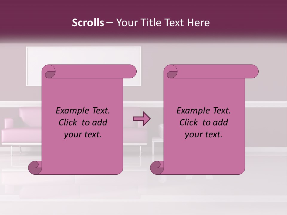 Purple Modern Comfort PowerPoint Template