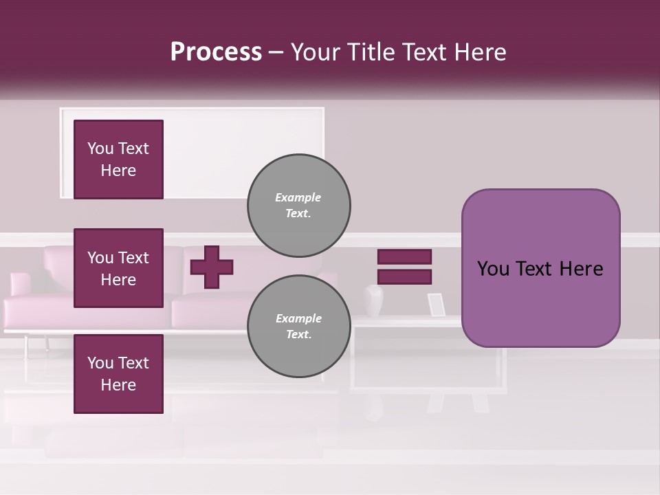Purple Modern Comfort PowerPoint Template