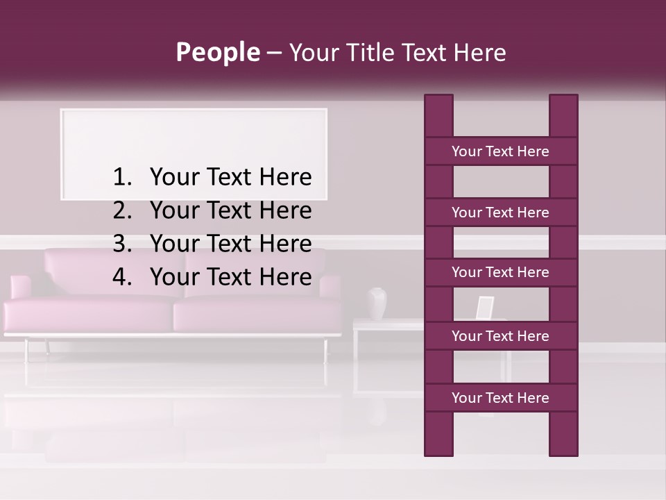 Purple Modern Comfort PowerPoint Template
