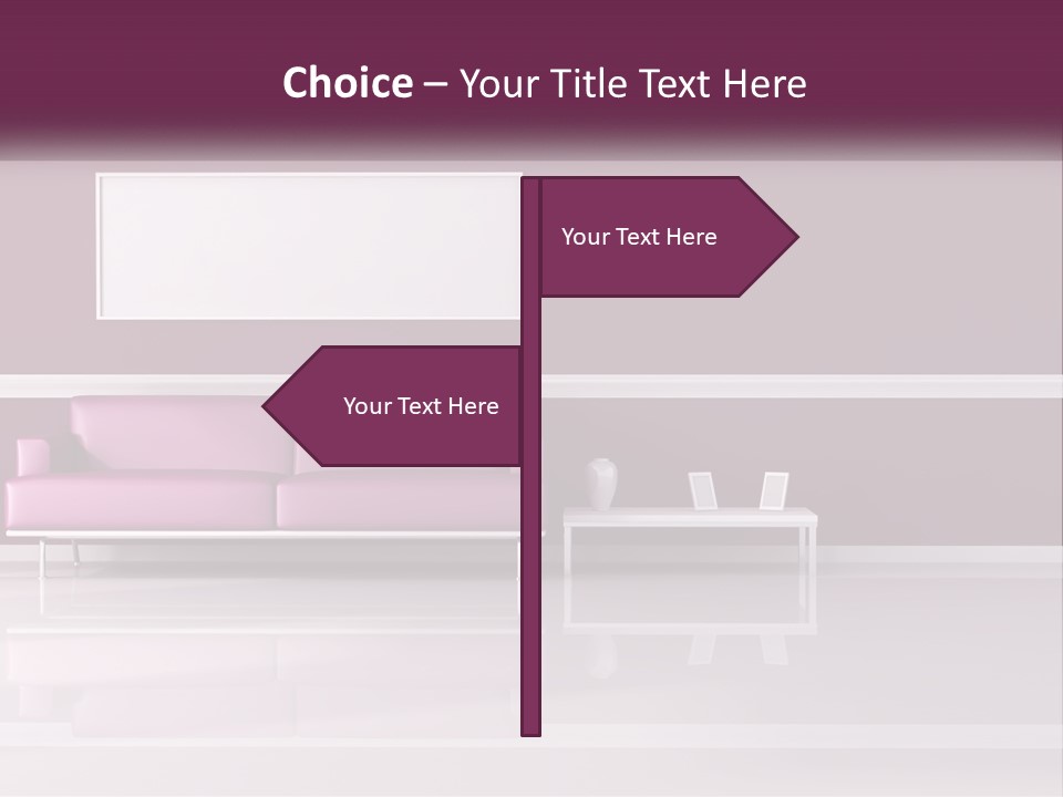 Purple Modern Comfort PowerPoint Template