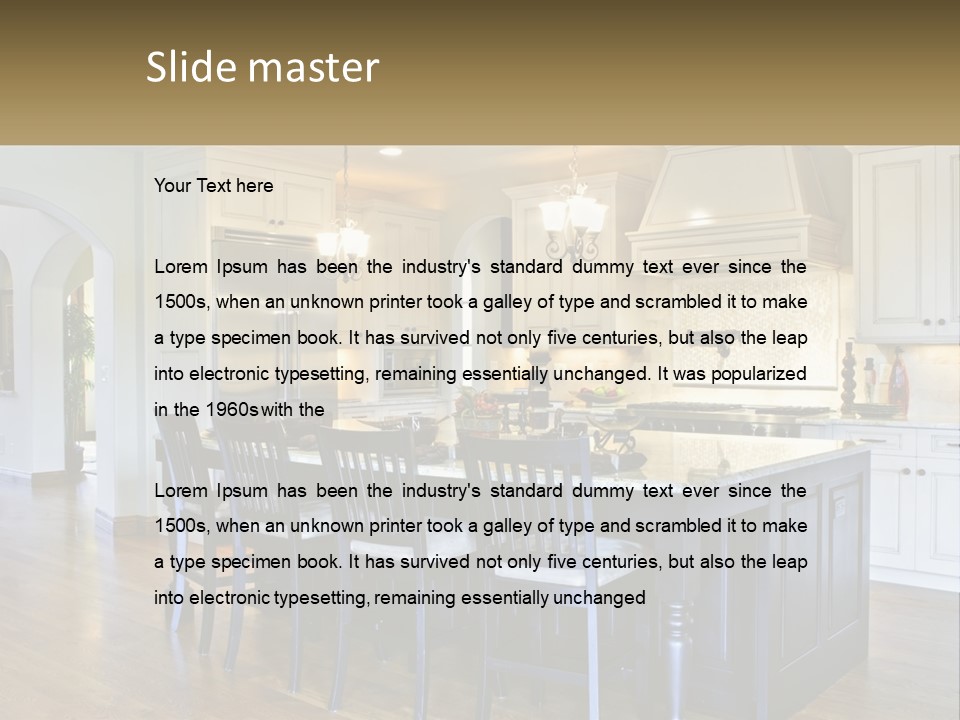 Residence Home Hallway PowerPoint Template