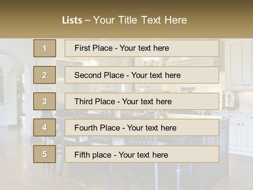 Residence Home Hallway PowerPoint Template