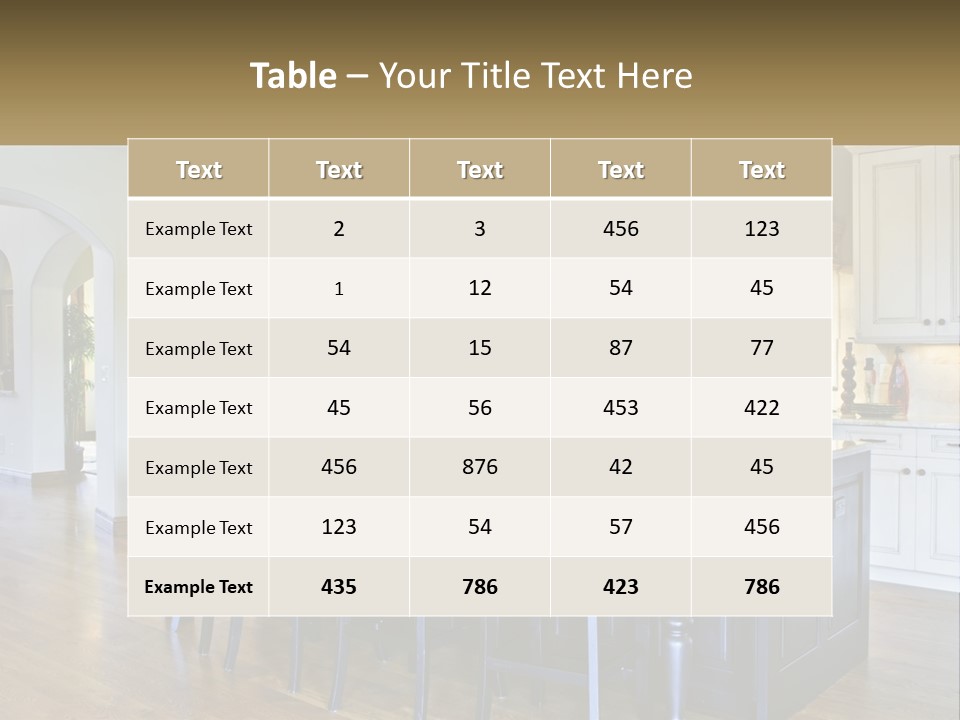 Residence Home Hallway PowerPoint Template
