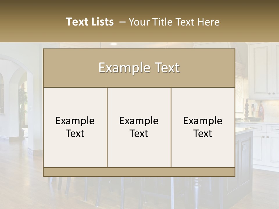 Residence Home Hallway PowerPoint Template