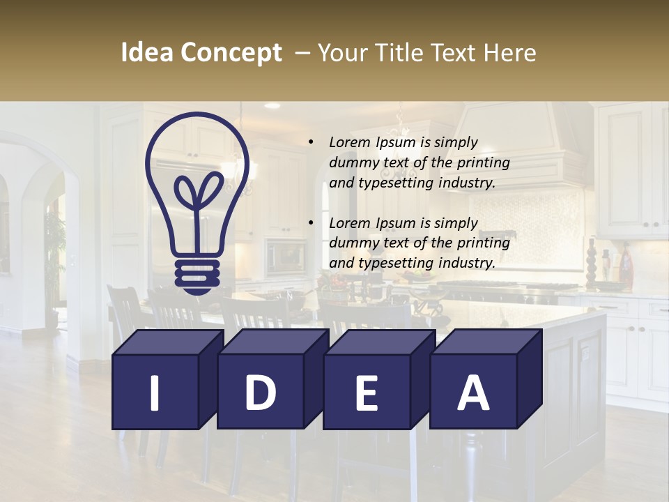 Residence Home Hallway PowerPoint Template