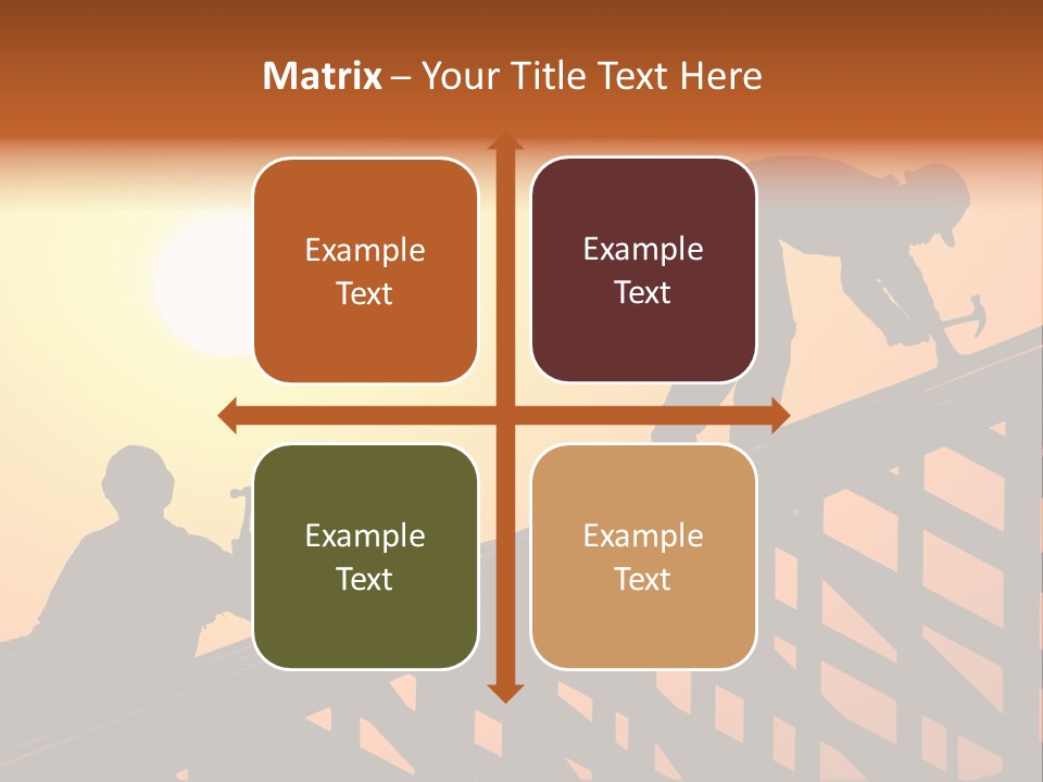 Profession Hammer Worker PowerPoint Template