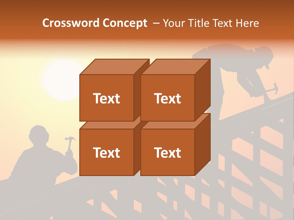 Profession Hammer Worker PowerPoint Template