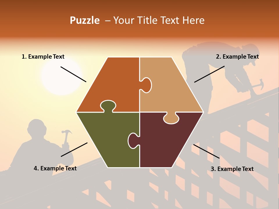 Profession Hammer Worker PowerPoint Template