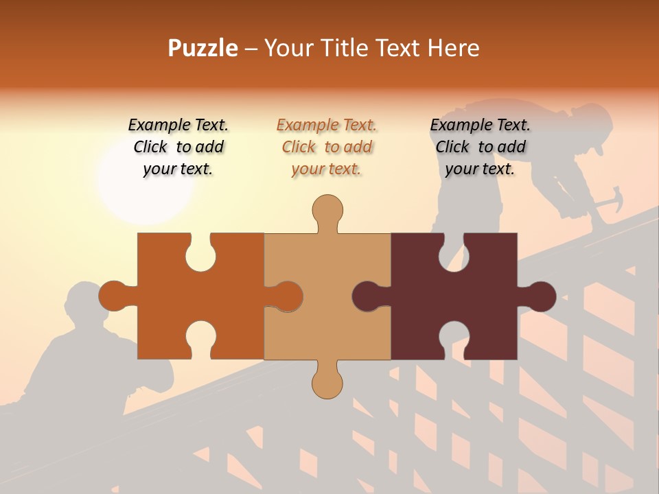 Profession Hammer Worker PowerPoint Template