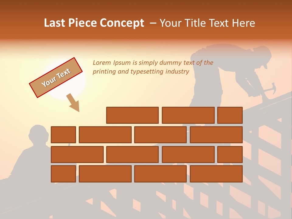 Profession Hammer Worker PowerPoint Template