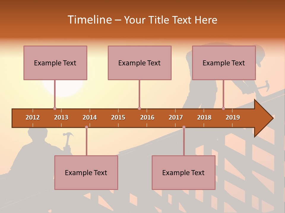 Profession Hammer Worker PowerPoint Template