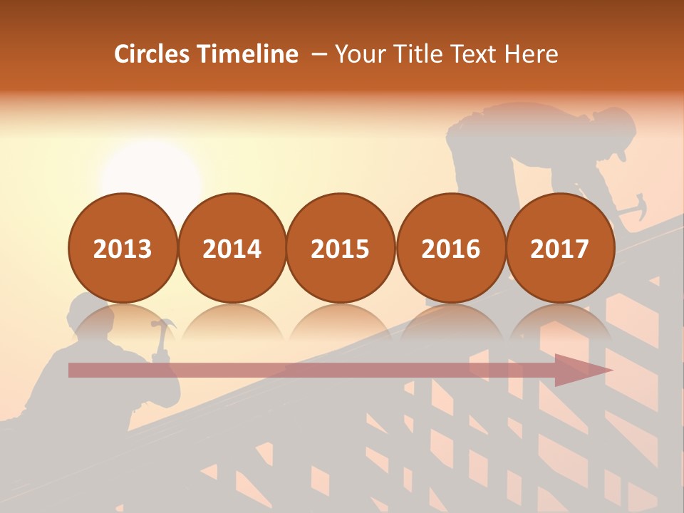 Profession Hammer Worker PowerPoint Template