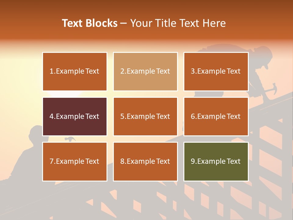 Profession Hammer Worker PowerPoint Template