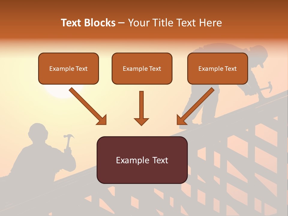 Profession Hammer Worker PowerPoint Template