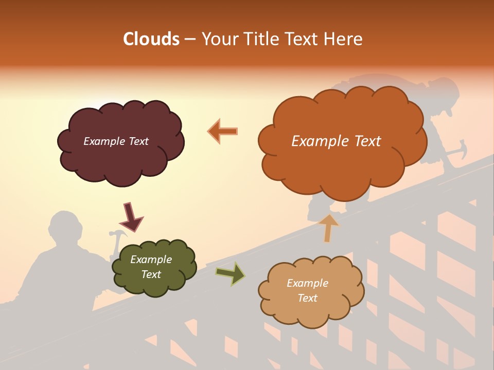 Profession Hammer Worker PowerPoint Template