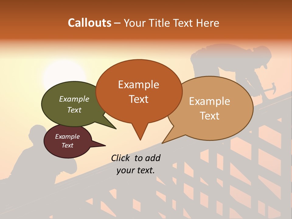 Profession Hammer Worker PowerPoint Template