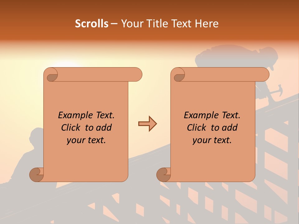 Profession Hammer Worker PowerPoint Template