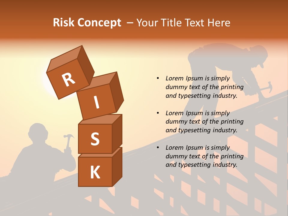 Profession Hammer Worker PowerPoint Template