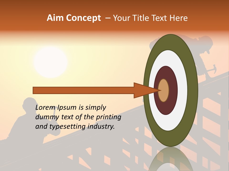 Profession Hammer Worker PowerPoint Template