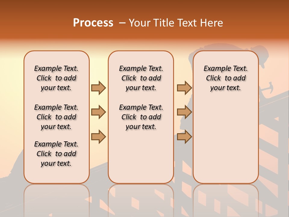 Profession Hammer Worker PowerPoint Template