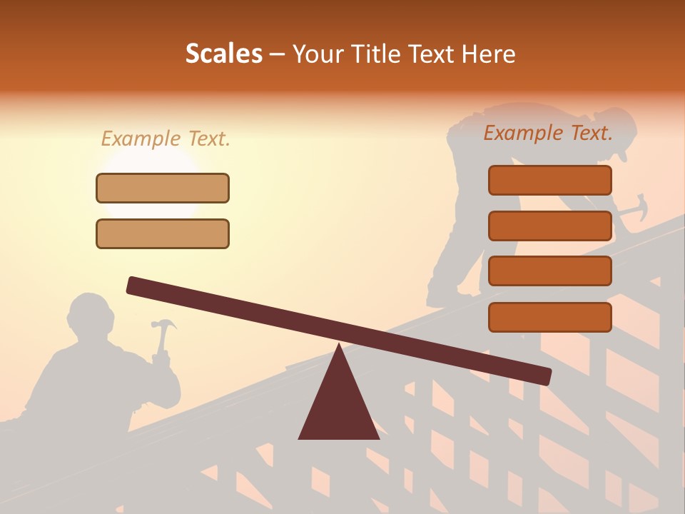 Profession Hammer Worker PowerPoint Template