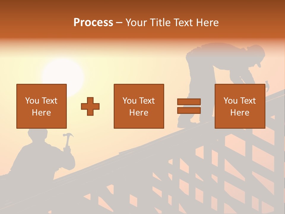 Profession Hammer Worker PowerPoint Template
