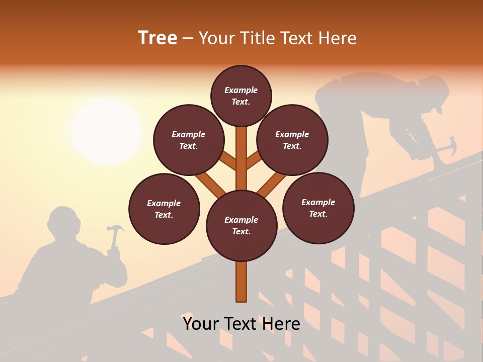 Profession Hammer Worker PowerPoint Template