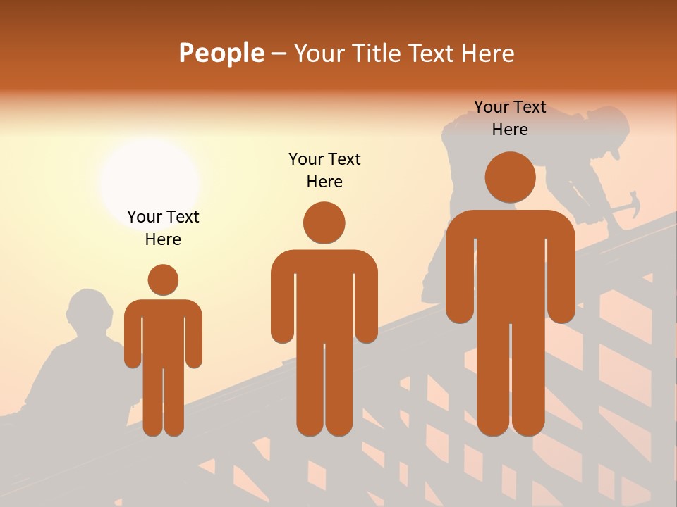 Profession Hammer Worker PowerPoint Template