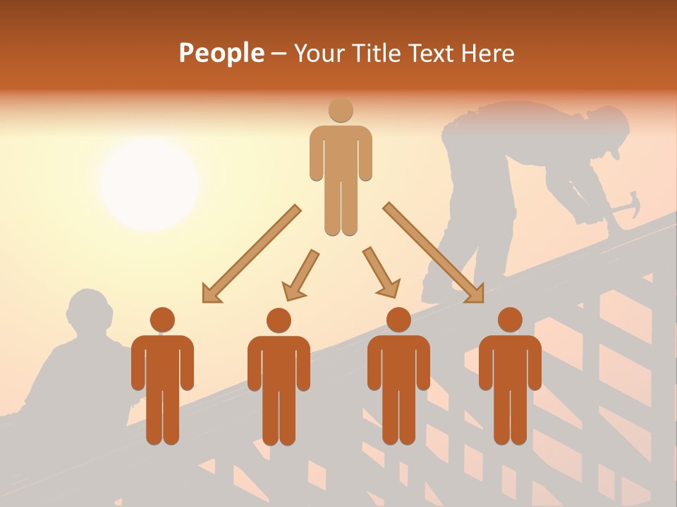 Profession Hammer Worker PowerPoint Template