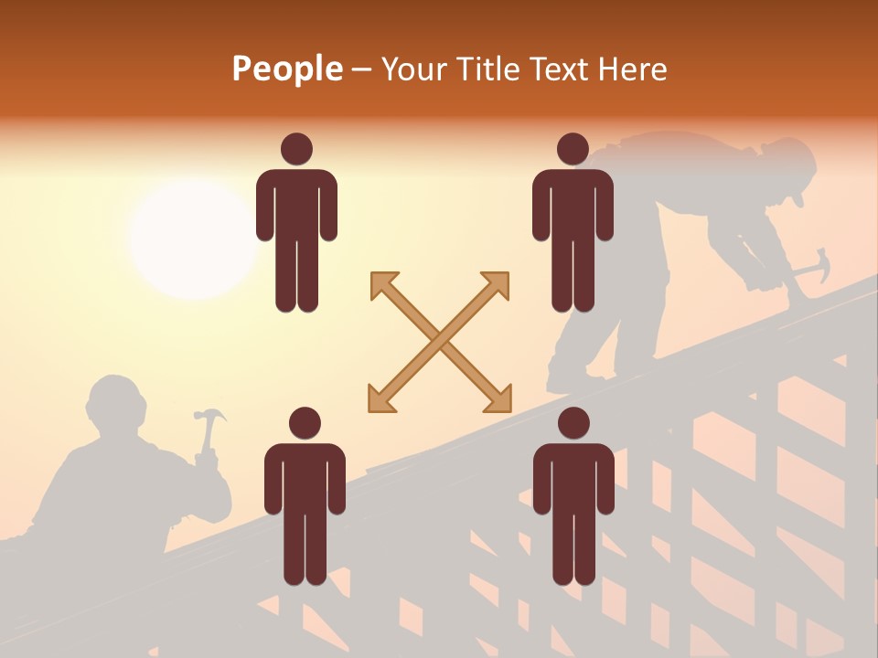 Profession Hammer Worker PowerPoint Template