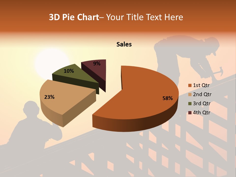 Profession Hammer Worker PowerPoint Template