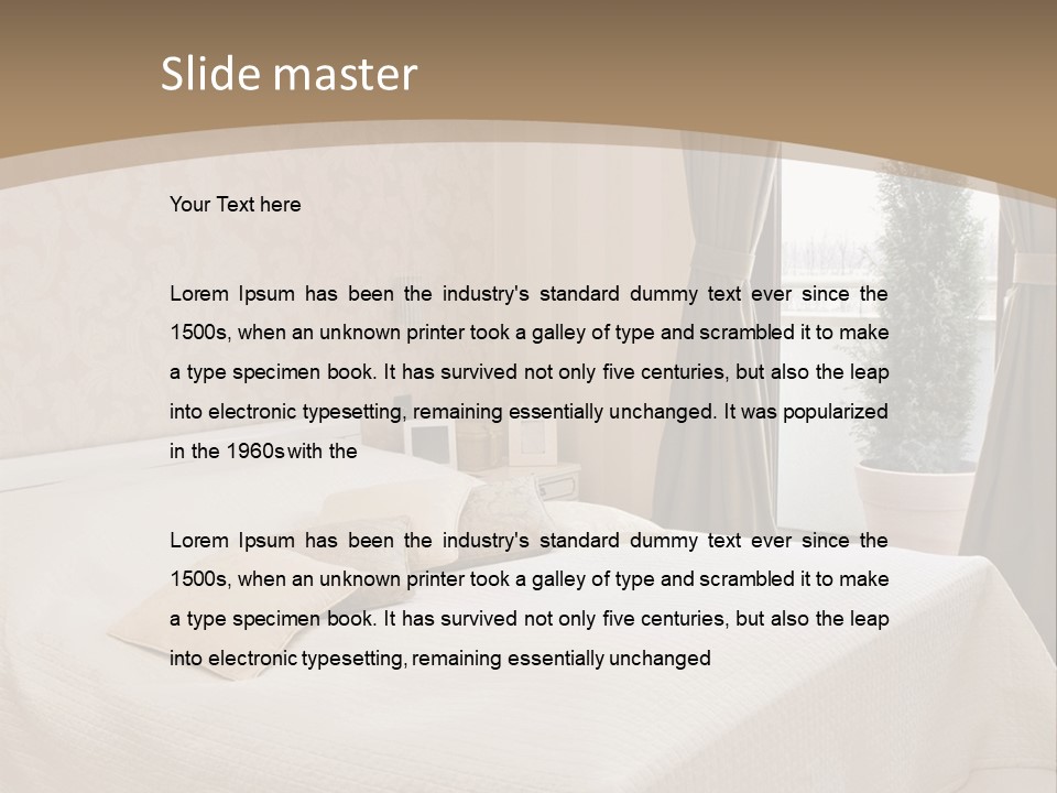 Floor Bedroom Suite PowerPoint Template