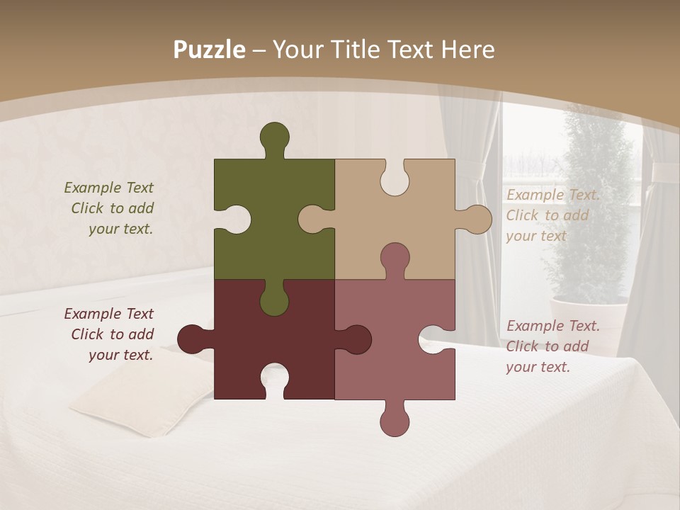 Floor Bedroom Suite PowerPoint Template