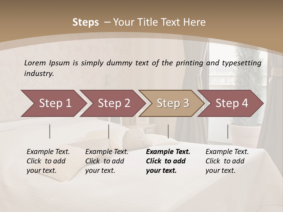Floor Bedroom Suite PowerPoint Template