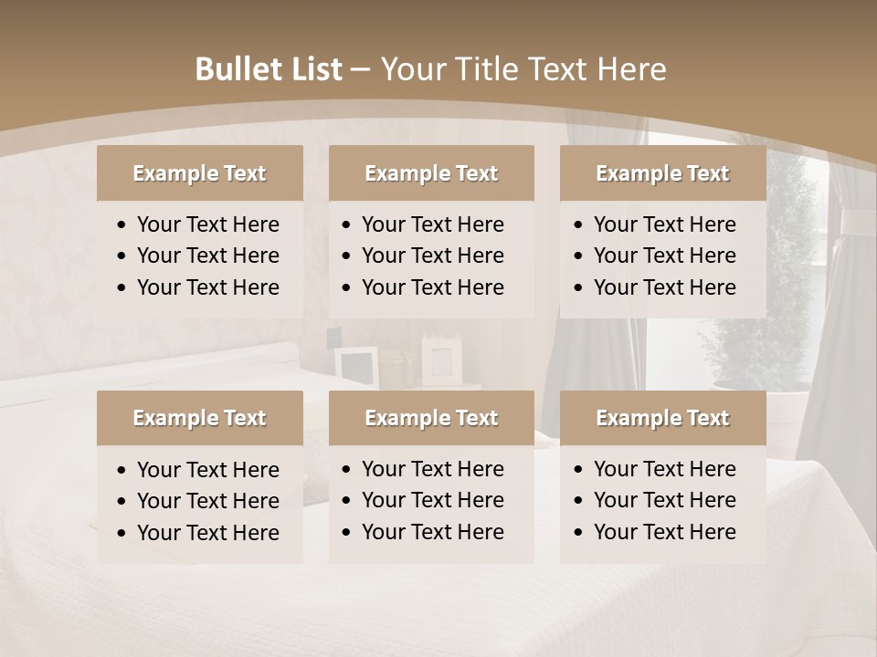 Floor Bedroom Suite PowerPoint Template