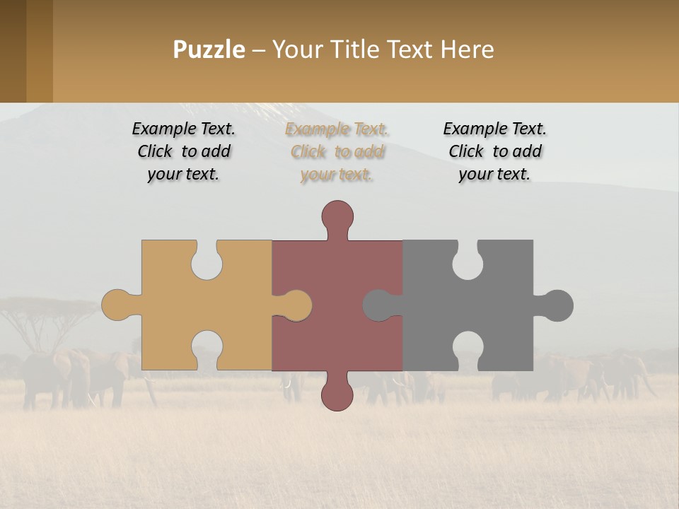 Color Herbivore Matriarch PowerPoint Template