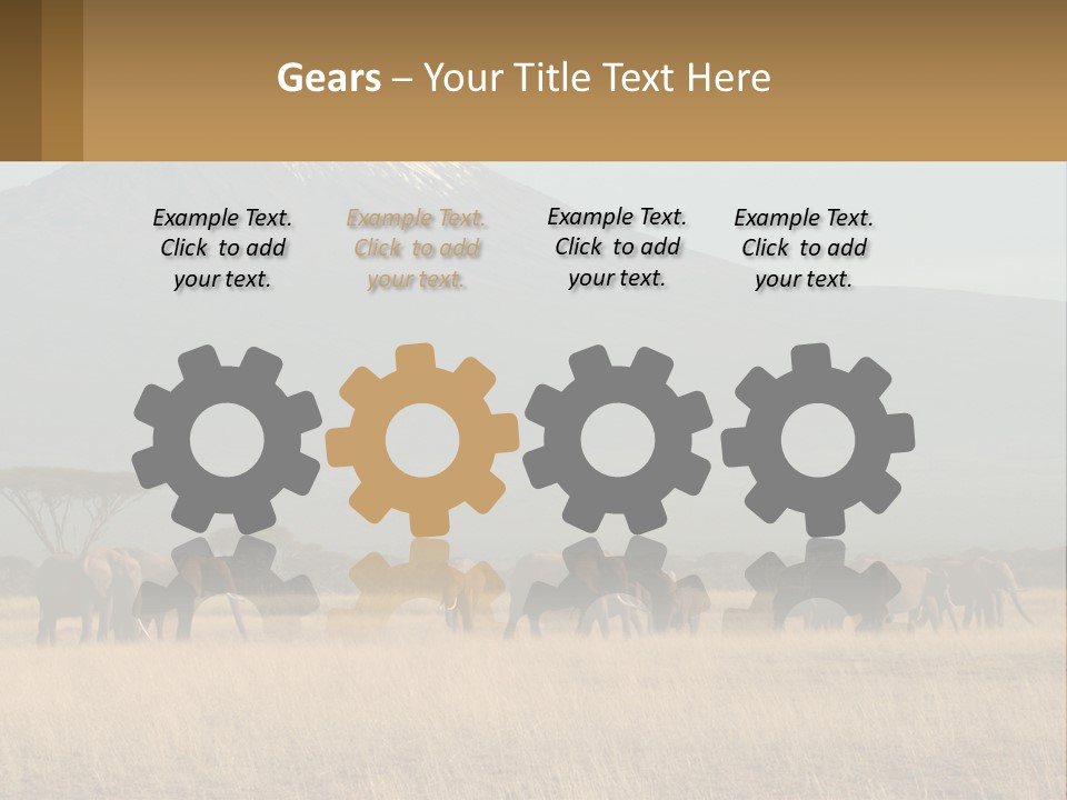 Color Herbivore Matriarch PowerPoint Template