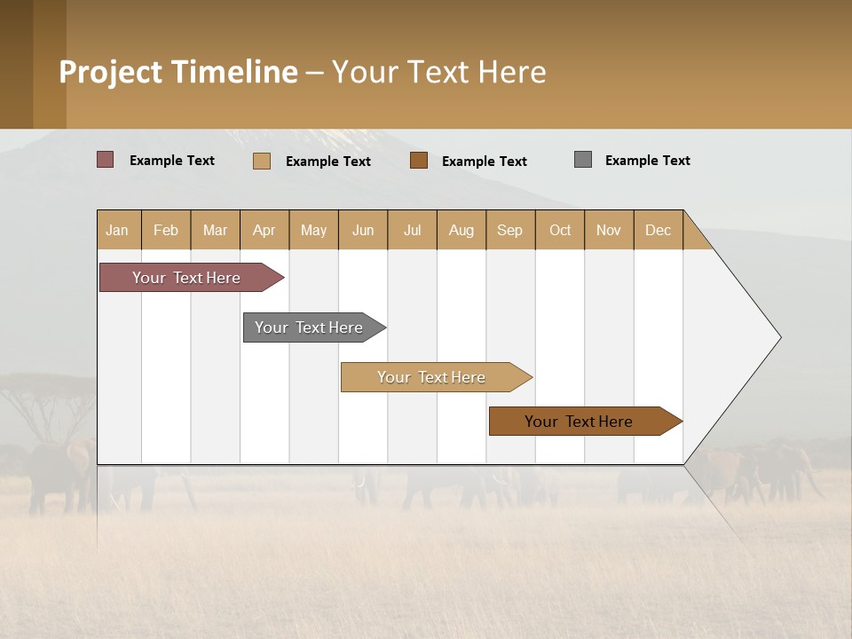 Color Herbivore Matriarch PowerPoint Template