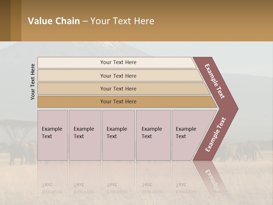 Color Herbivore Matriarch PowerPoint Template