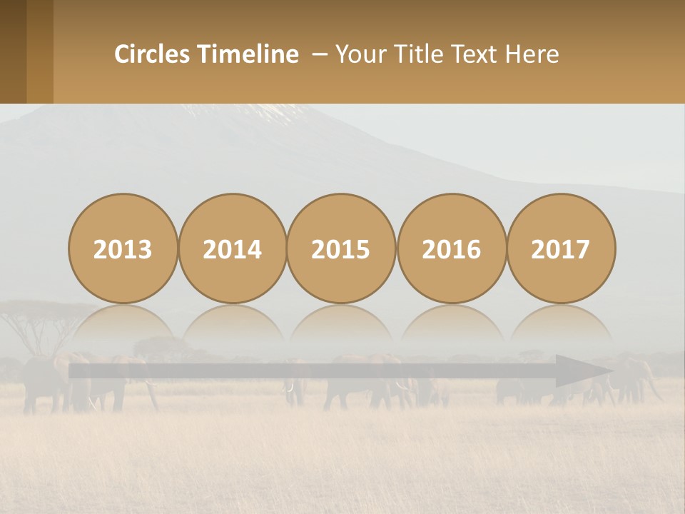 Color Herbivore Matriarch PowerPoint Template