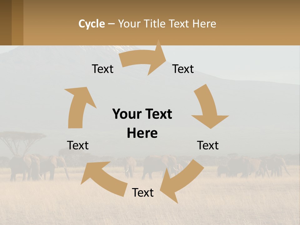 Color Herbivore Matriarch PowerPoint Template