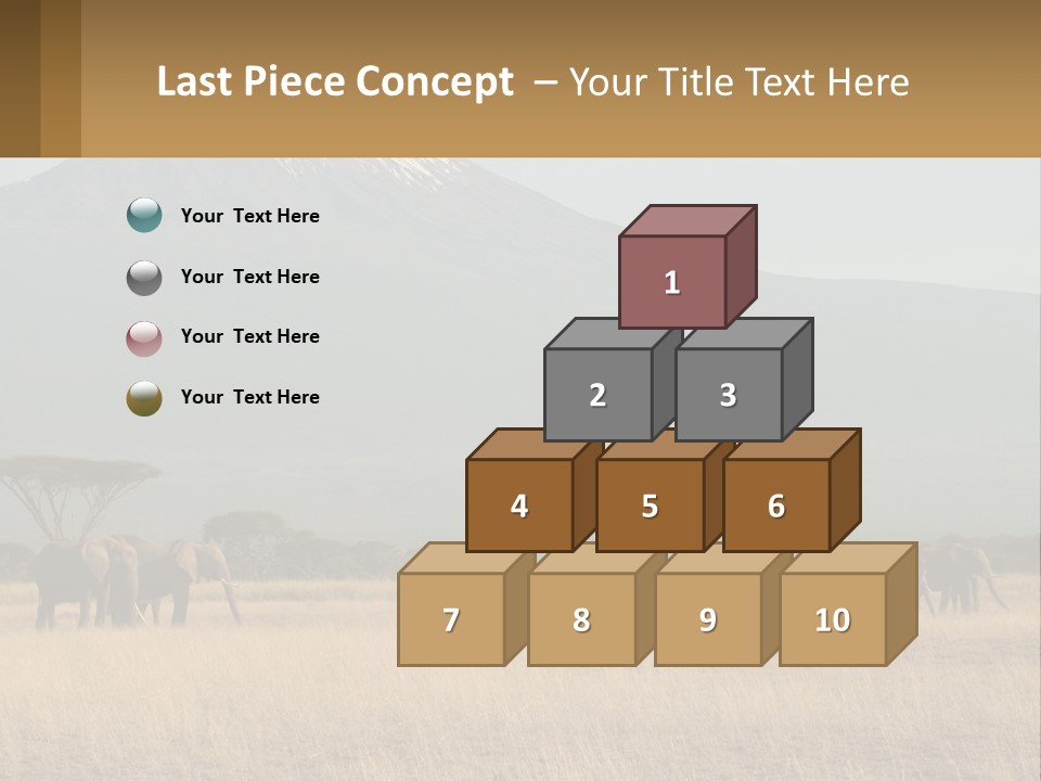 Color Herbivore Matriarch PowerPoint Template