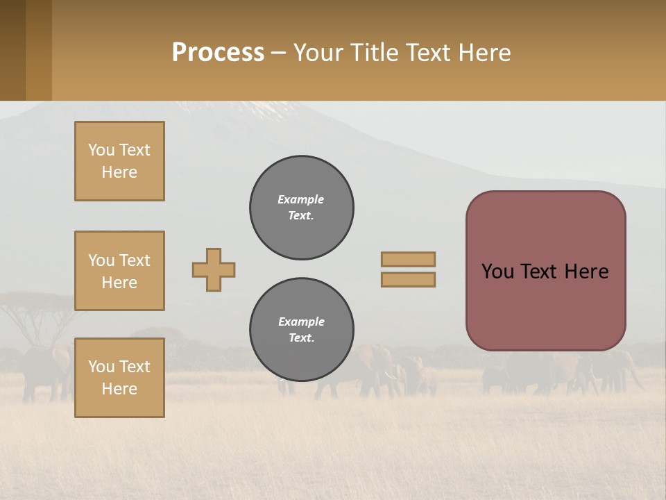 Color Herbivore Matriarch PowerPoint Template