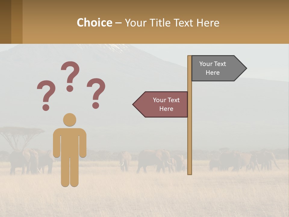 Color Herbivore Matriarch PowerPoint Template