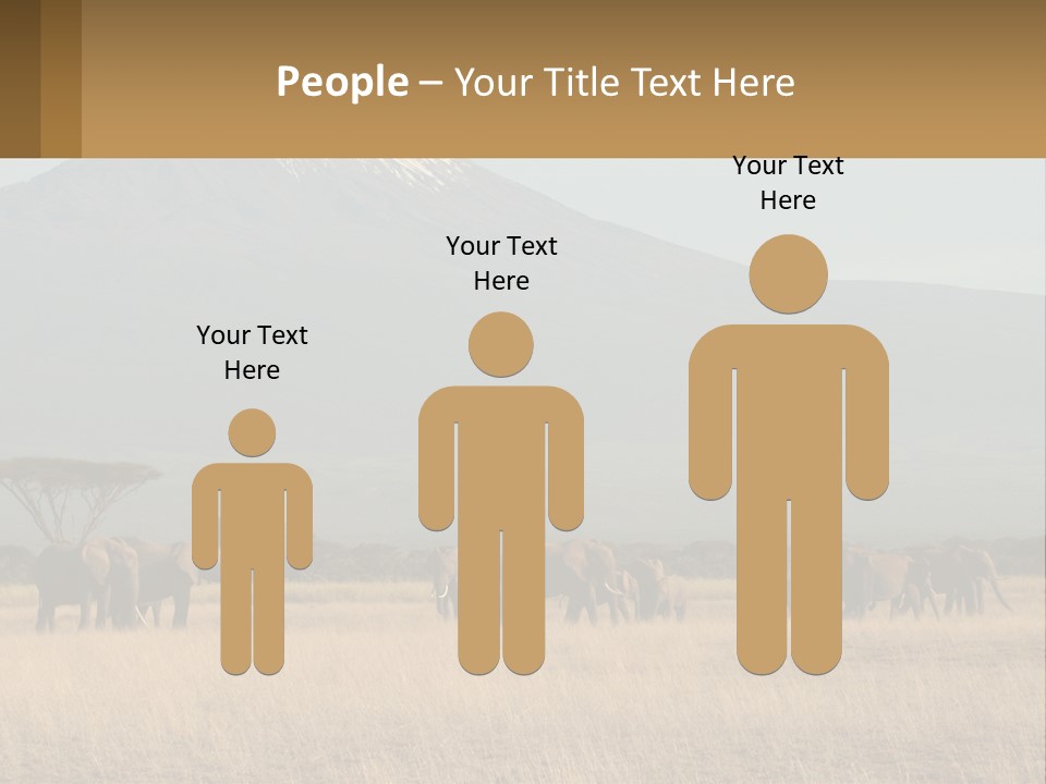 Color Herbivore Matriarch PowerPoint Template