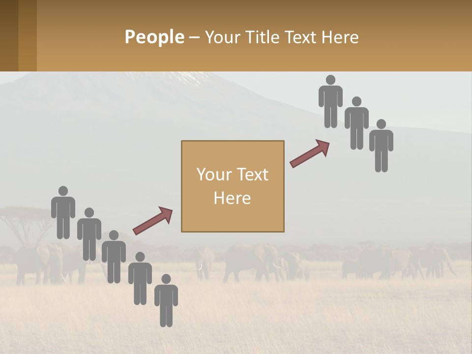 Color Herbivore Matriarch PowerPoint Template