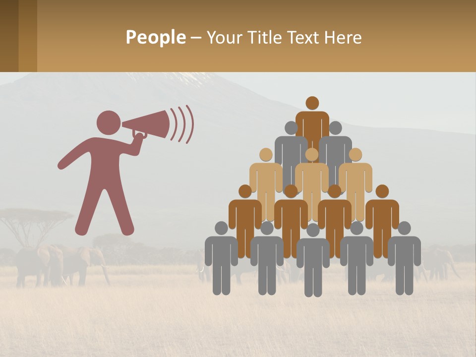 Color Herbivore Matriarch PowerPoint Template